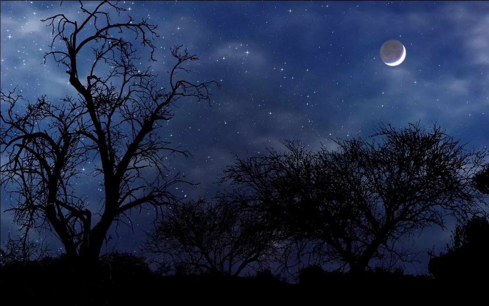 1 45 ночи. Ночное небо с луной. Ночное небо со звездами и луной. Ночное небо с месяцем. Звездное небо с луной.