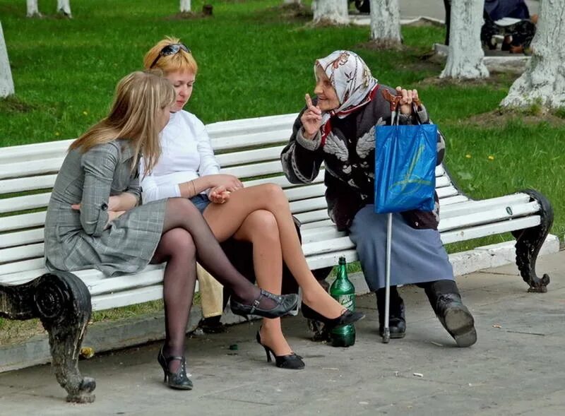 Тетке неожиданно