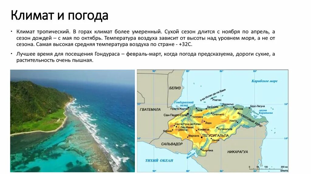 Климатическая карта Гондураса. Гондурас климат. Гондурас географическое положение. Гондурас презентация