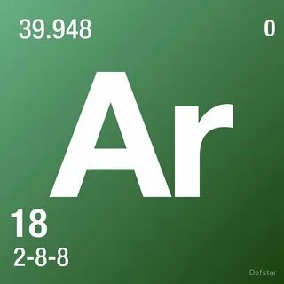Аргон в химии