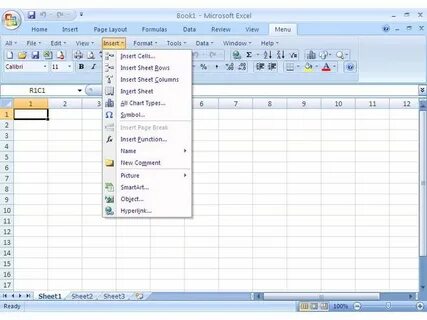 Excel пункты