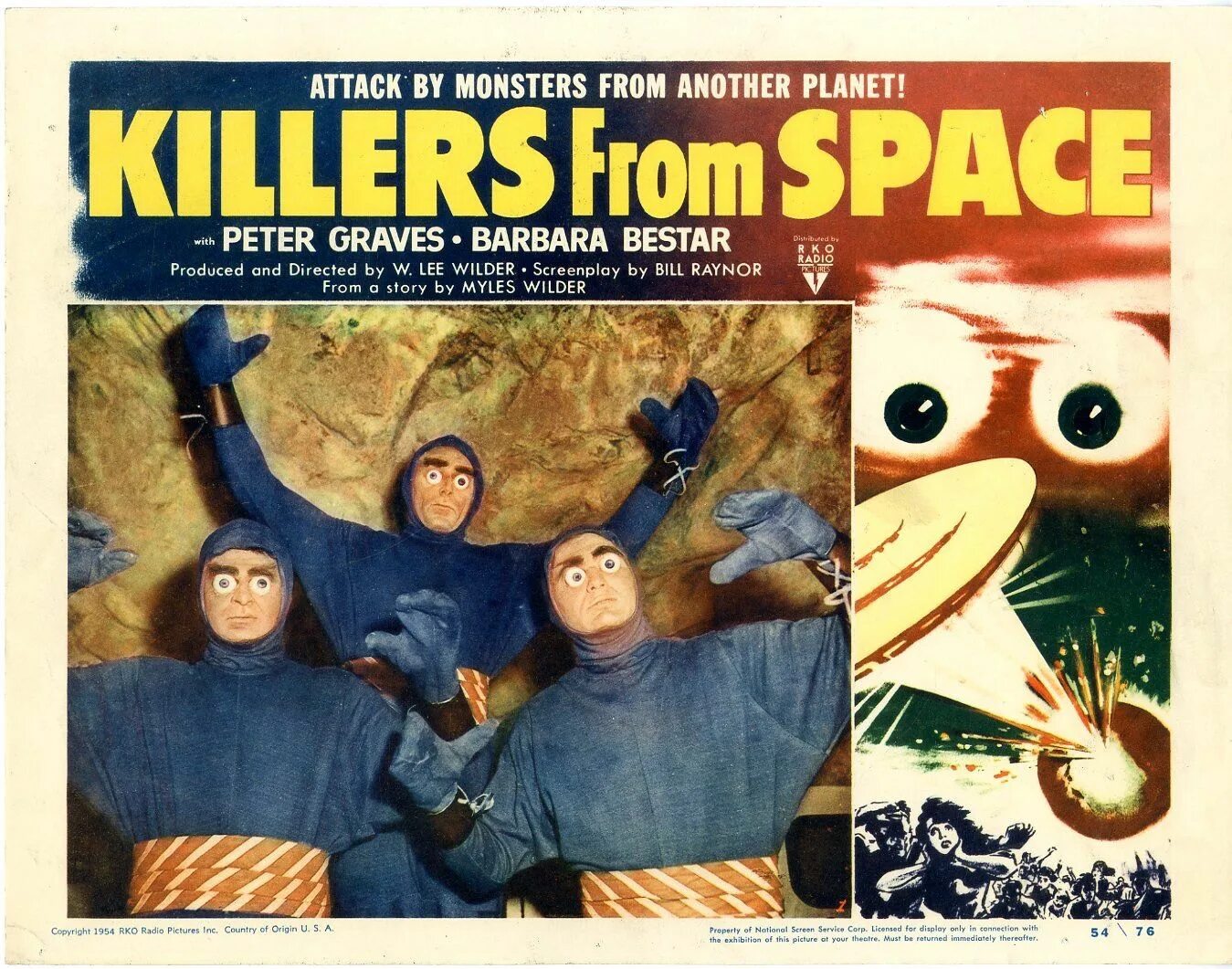 Убийцы из космоса /Killers from Space (1954). Killers from Space. Killers from the Northside.