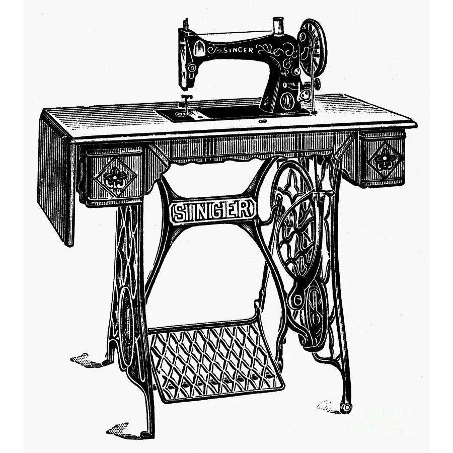 Сон швейная машинка. Швейная машина 19 века Зингер. Швейная машинка Зингер дореволюционная. Швейная машинка Зингер 19 века.