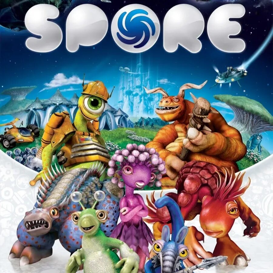 Spore цена. Спор игра. Spore игра. Spore обложка игры. Картинки игры Spore.