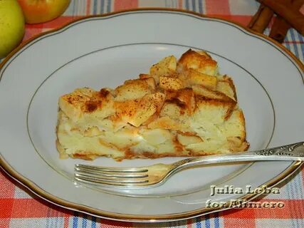 Рецепт шарлотки с хлебом