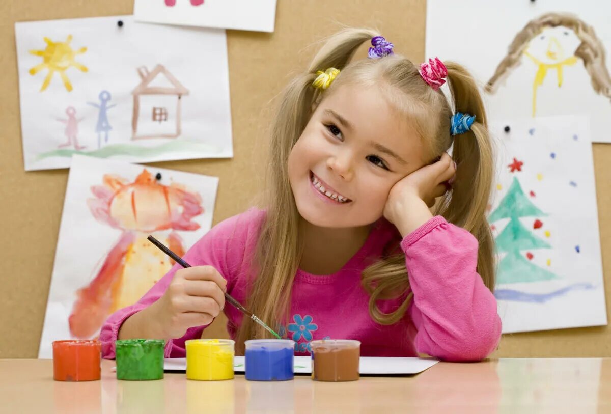 Children's painting. Дети творчество. Творческие занятия для детей. О детском рисовании. Изо для детей.