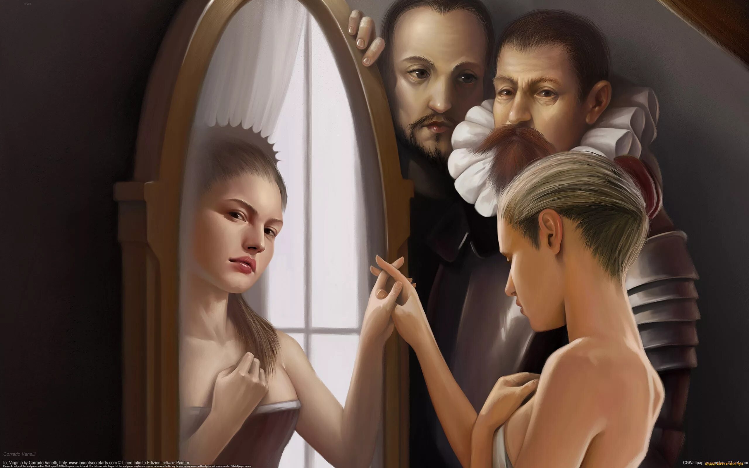 Вижу ее отражение. Отражение в зеркале. Отражение человека в зеркале. Портрет с отражением. Картина отражение в зеркале.