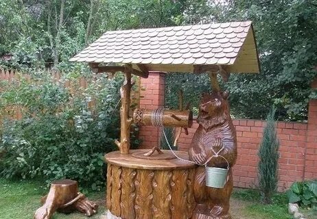 Красивый колодец своими руками