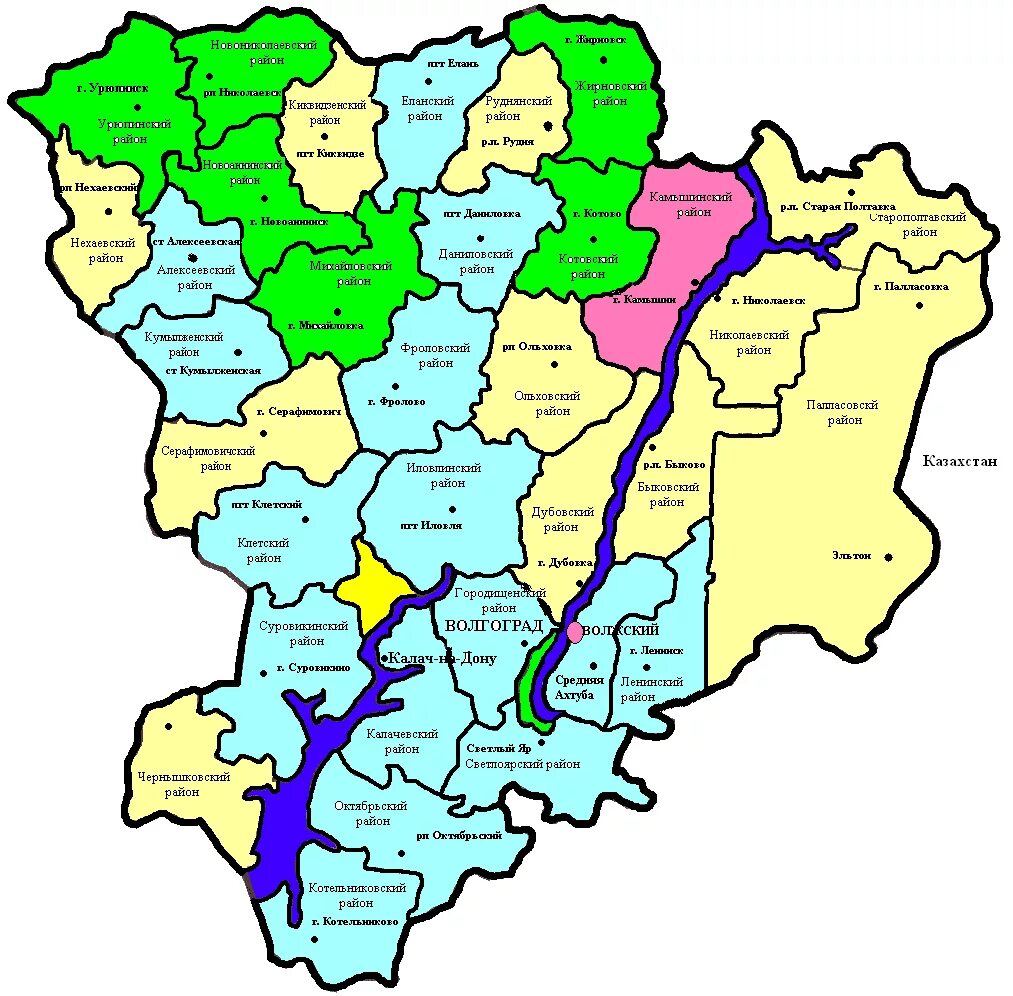 Карта Нехаевского района Волгоградской области. Карта Волгоградской области по районам подробная. Карта Волгоградской области с районами. Карта Воронежской и Волгоградской области. Статус волгоградской области