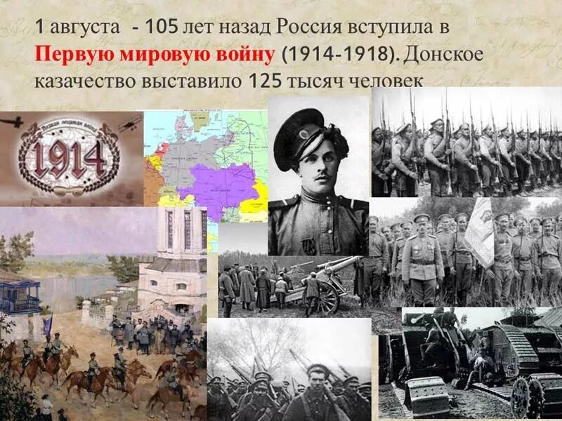 Произведения о первой мировой войне. Россия в первой мировой войне 1914-1918. 1 Августа 1914 - Россия вступила в первую мировую войну....