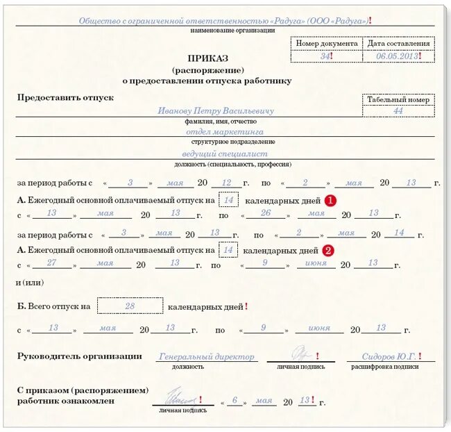 Реквизиты формуляра образца решения