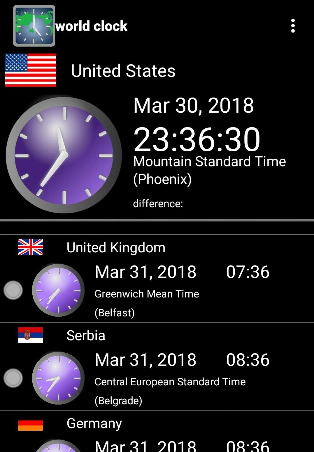 Истории на время андроид. Мировые часы приложение. Мировые часы на андроид. Приложение мировое время с картой для андроид. Time difference.