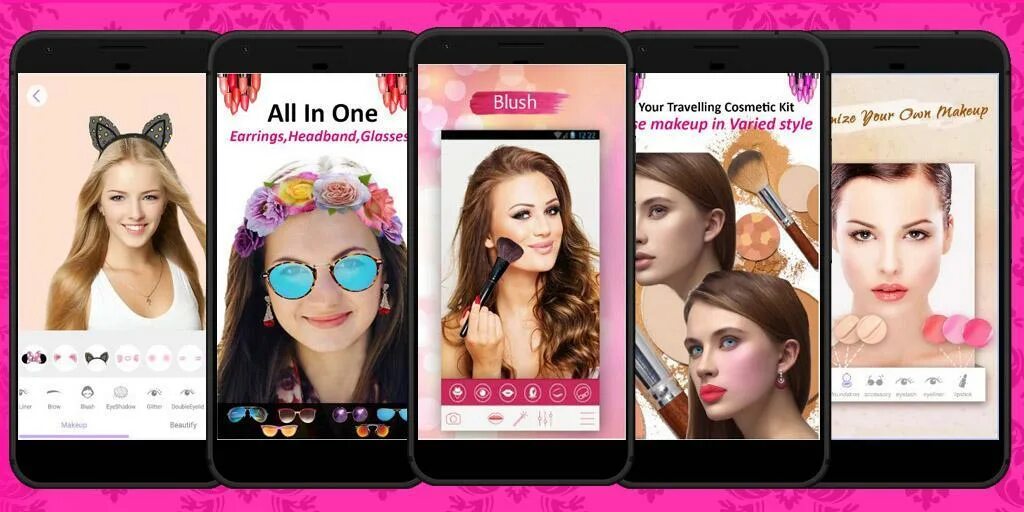 Приложение визаж. Youcam makeup первая версия. макияж приложение для андроид. приложение для макияжа на фото андроид. примеры макияжа в программе андроид.