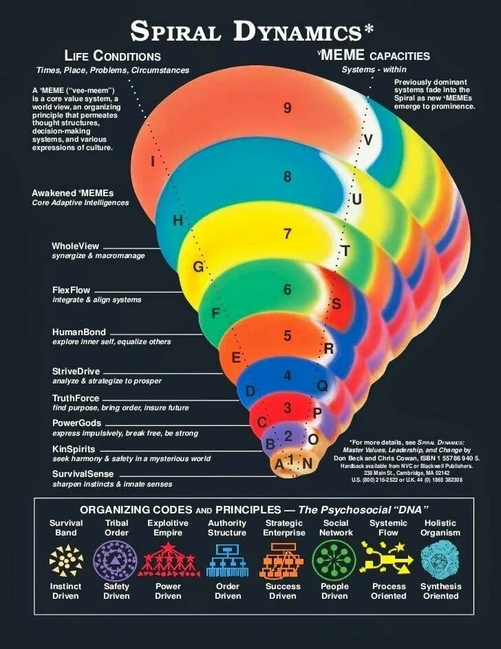 Спиральная теория развития. Спиральная динамика Кен Уилбер. Клэр Грейвз спиральная динамика. Теория Грейвза и спиральная динамика.