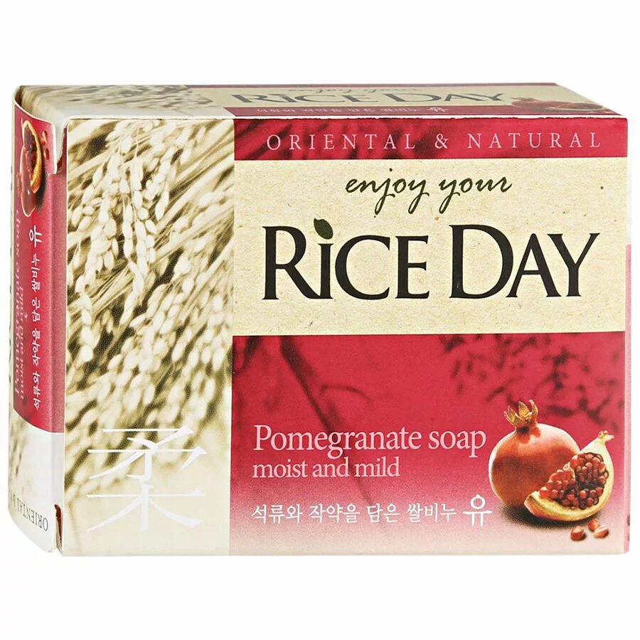 Rice day. Туалетное мыло "Rice Day" с гранатом и пионом, 100 г.. Lion Rice Day мыло туалетное. Мыло `Rice Day` гранат 100 г. Lion Riceday Soap (Yu) 100g мыло туалетное с экстрактом граната и пиона.