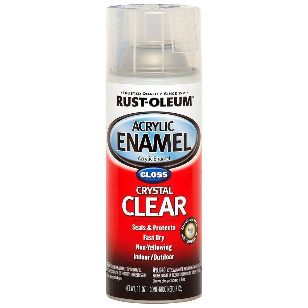 Clear gloss. Rust Oleum Crystal Crystal Clear Enamel. Rust Oleum Clear. Acryl Enamel Spray.