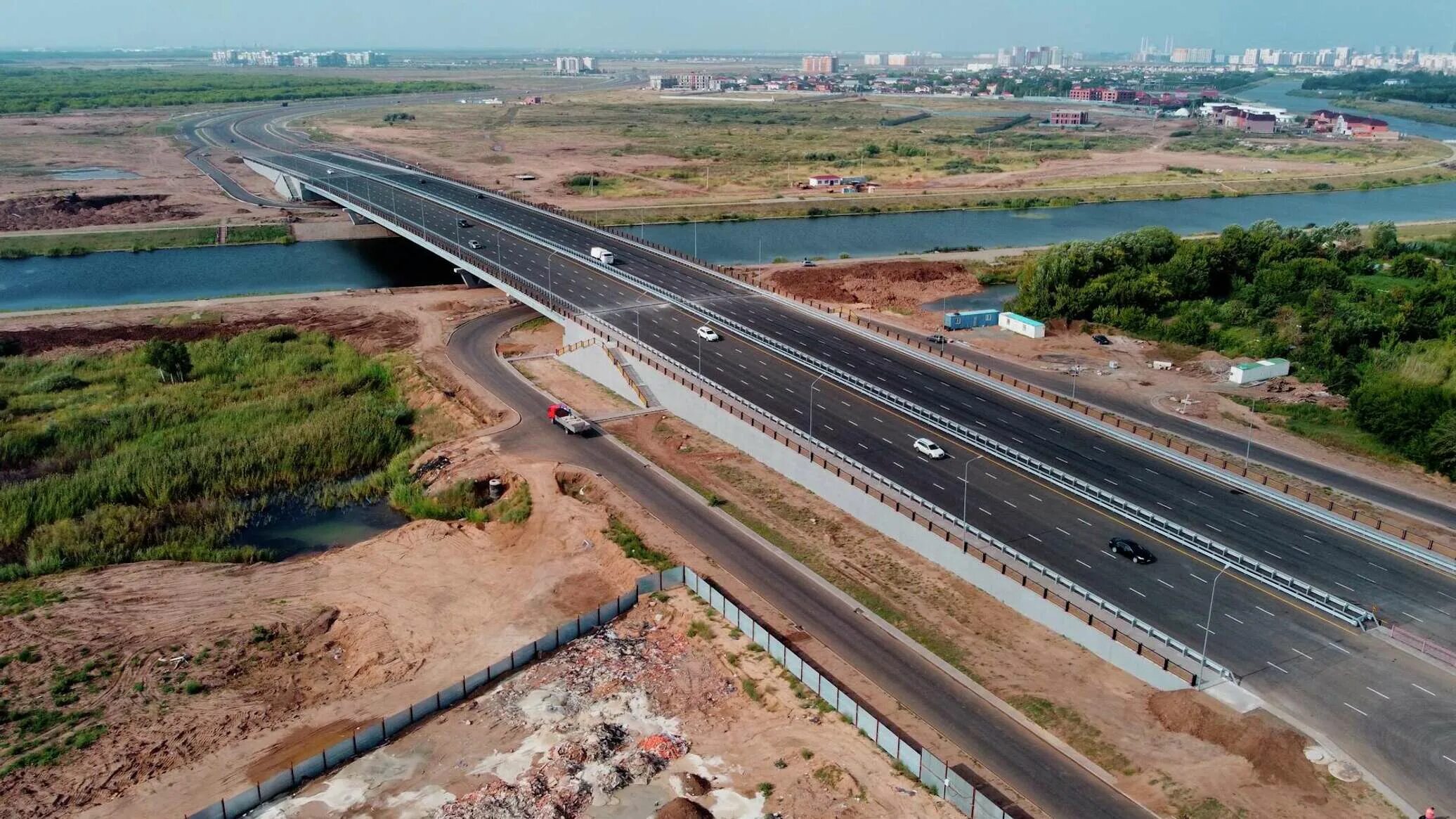 Открыли новый мост. Астана мост. Строящийся мост в Казахстане. Мост в Нурсултане.