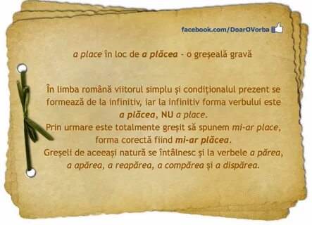 a PLĂCEA / MI-AR PLĂCEA/ I-AR PLĂCEA/ ÎI VA PLĂCEA Романс, Образование, Шко...