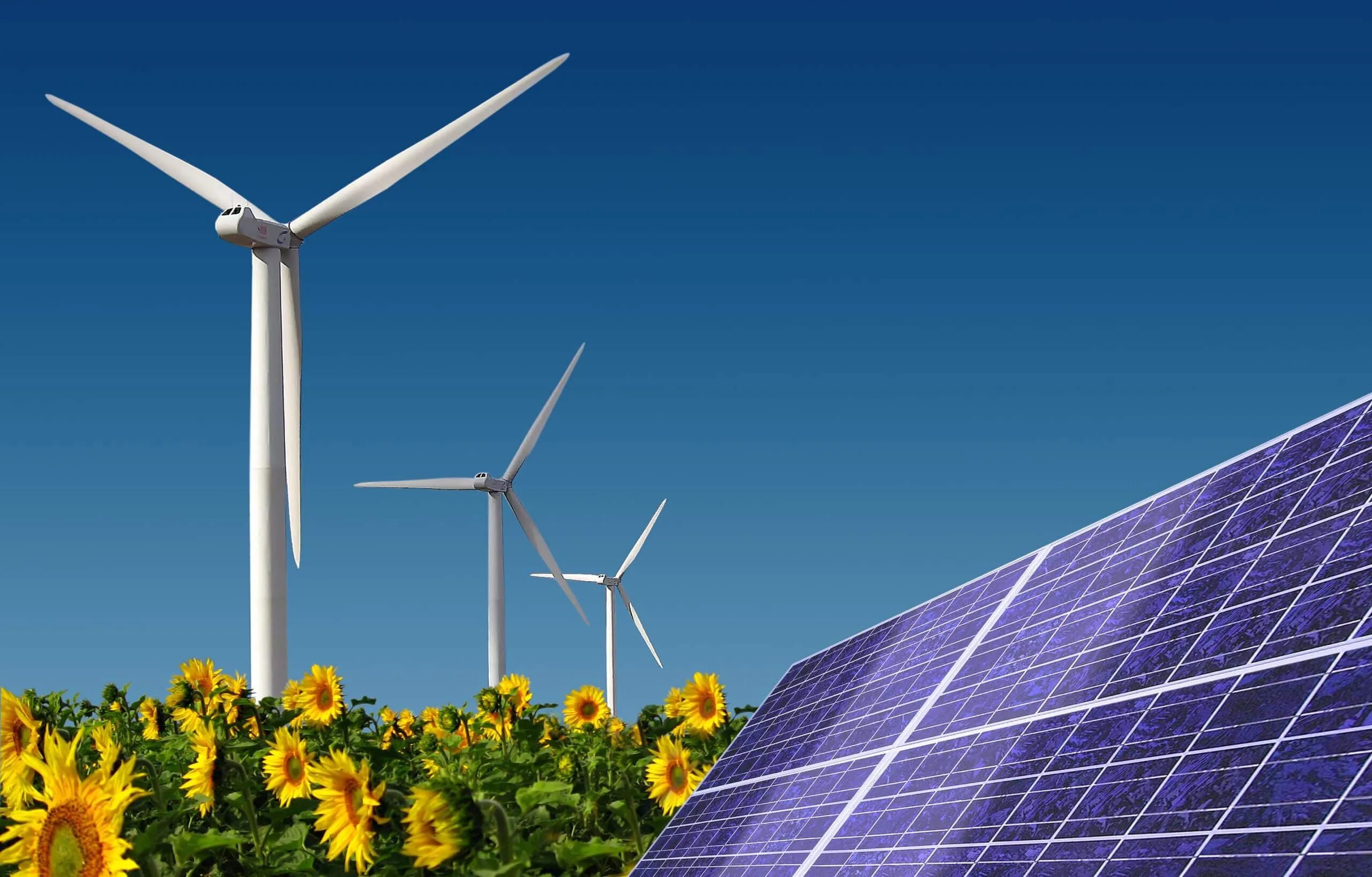 Переход на возобновляемые источники энергии. Солнечная, Ветровая и геотермальная энергии. Ветряные и солнечные электростанции. Солнечные батареи и ветрогенераторы. Солнечные и ветровые электростанции.
