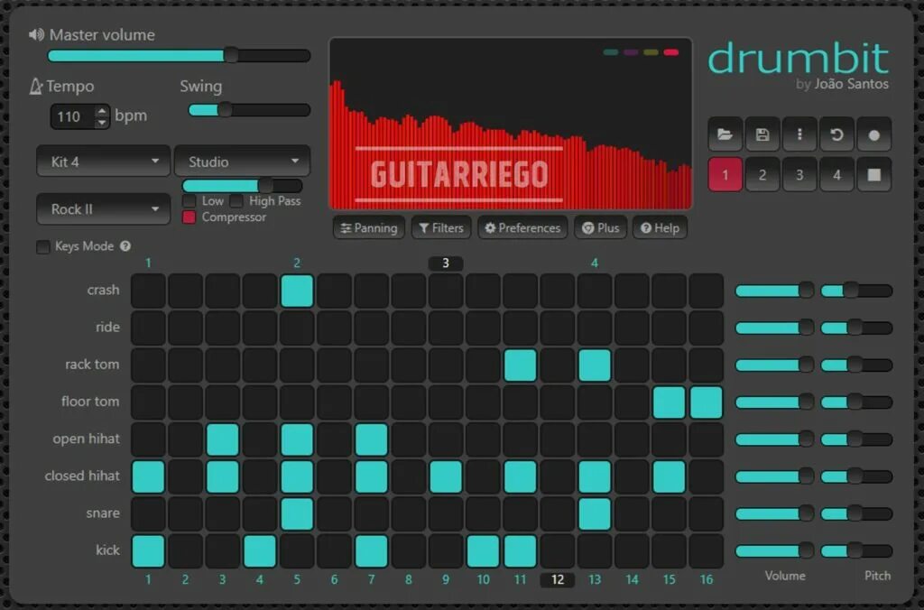Midi drum loops