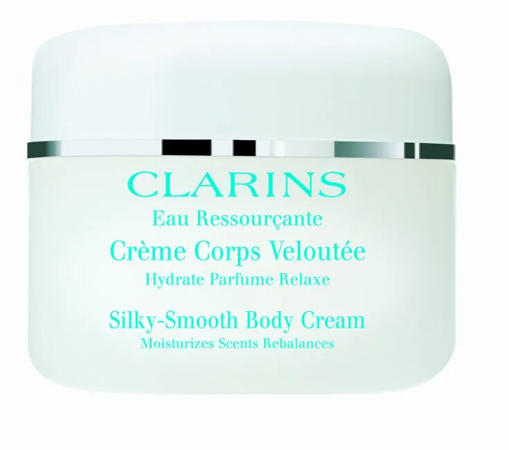 Clarins Eau Ressourcante крем. Creme Corps Veloutee Silky smooth body Cream. Clarins крем для тела Eau. Крем для тела кларанс увлажняющий. Увлажняющий крем eau