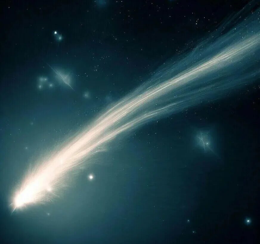 Комета будет видна. Комета. Комета фото. Пылевой хвост кометы. Звездное небо с кометой.