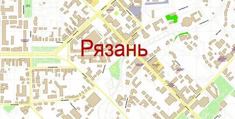 Подробная карта рязани с номерами домов