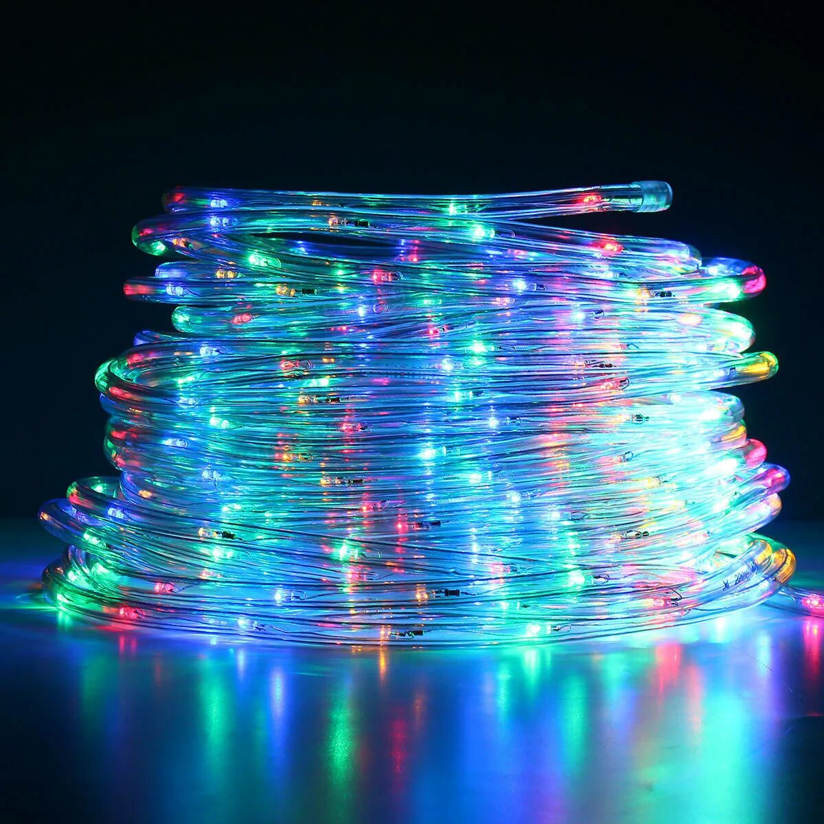 Гирлянда трос. Светодиодный дюралайт 10 м rope light. гирлянда rope light 20м. дюралайт светодиодный (duralight led):.