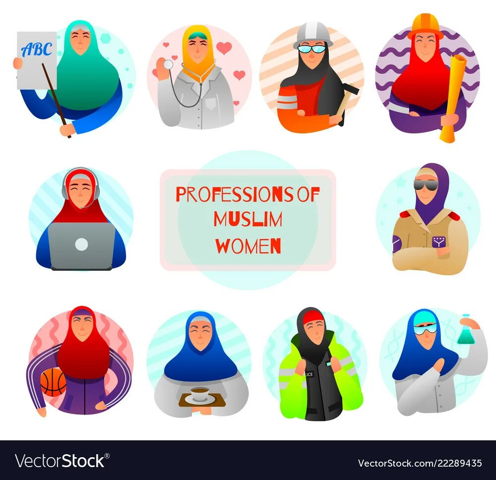 Мусульманские профессии. Muslim women Professions. Профессии для мусульман. Халяльные профессии для мусульманок.