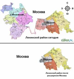 Ленинская область на карте