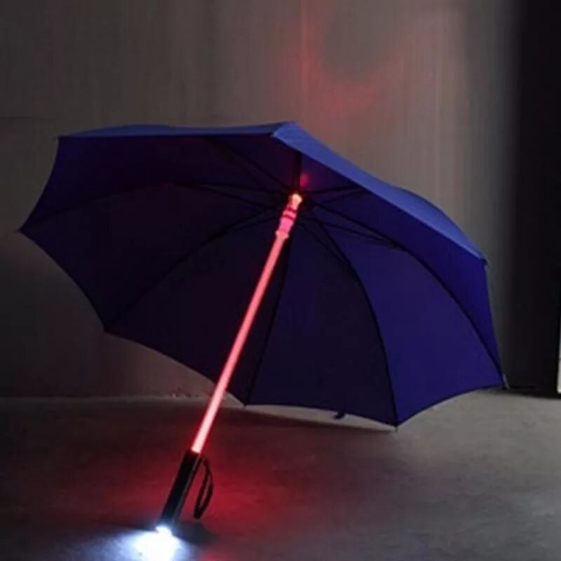 Дорогой зонтик. Зонт Xiaomi трость Umbrella. Зонт джедая с led подсветкой. Зонт с подсветкой. Светящийся зонт.