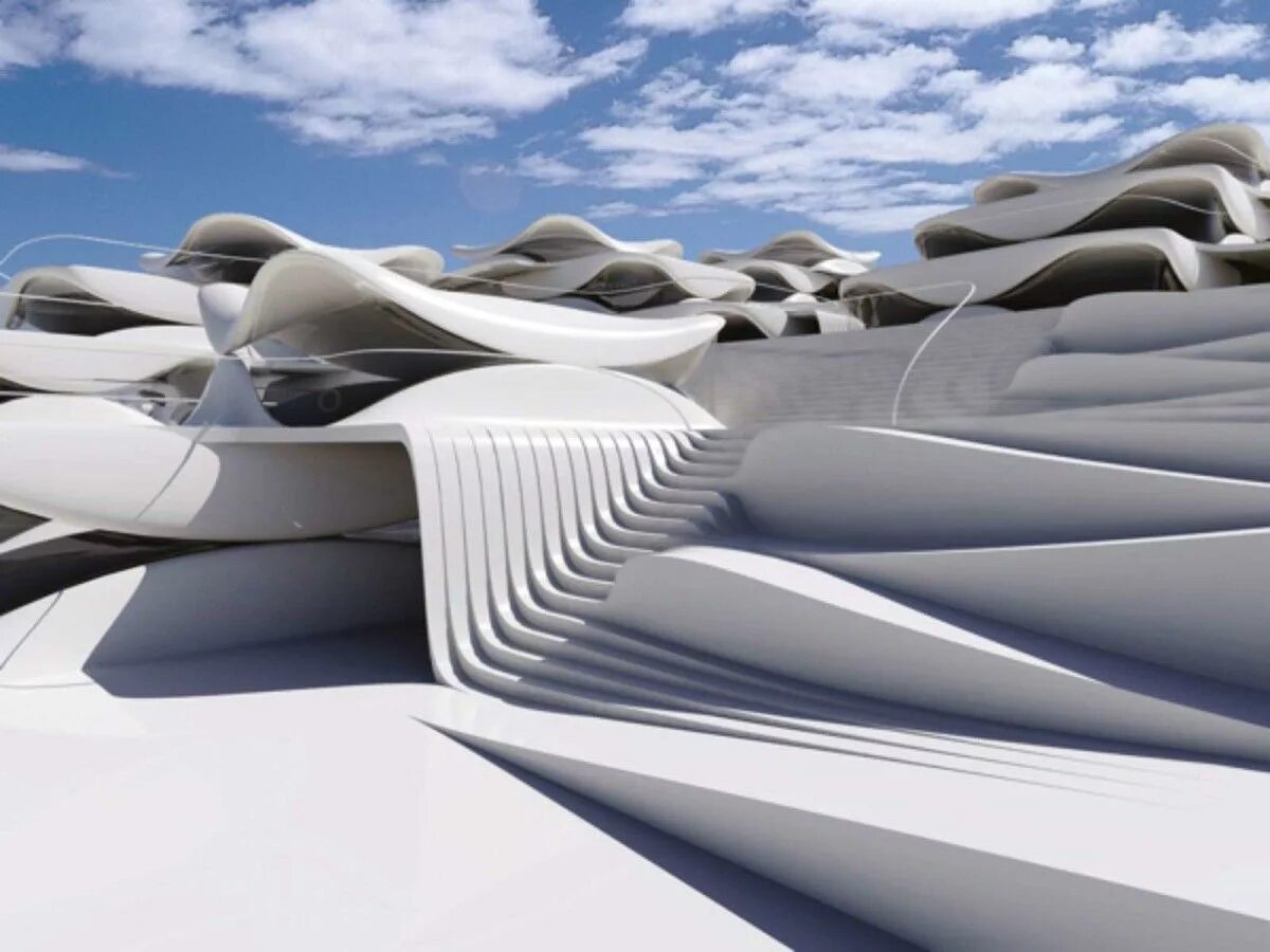 Арх ст. Заха хадид архитектор. Basra cultural center архитектура. Unstudio благовещенск архитектура. Здание "kiefer technic" в австрии".