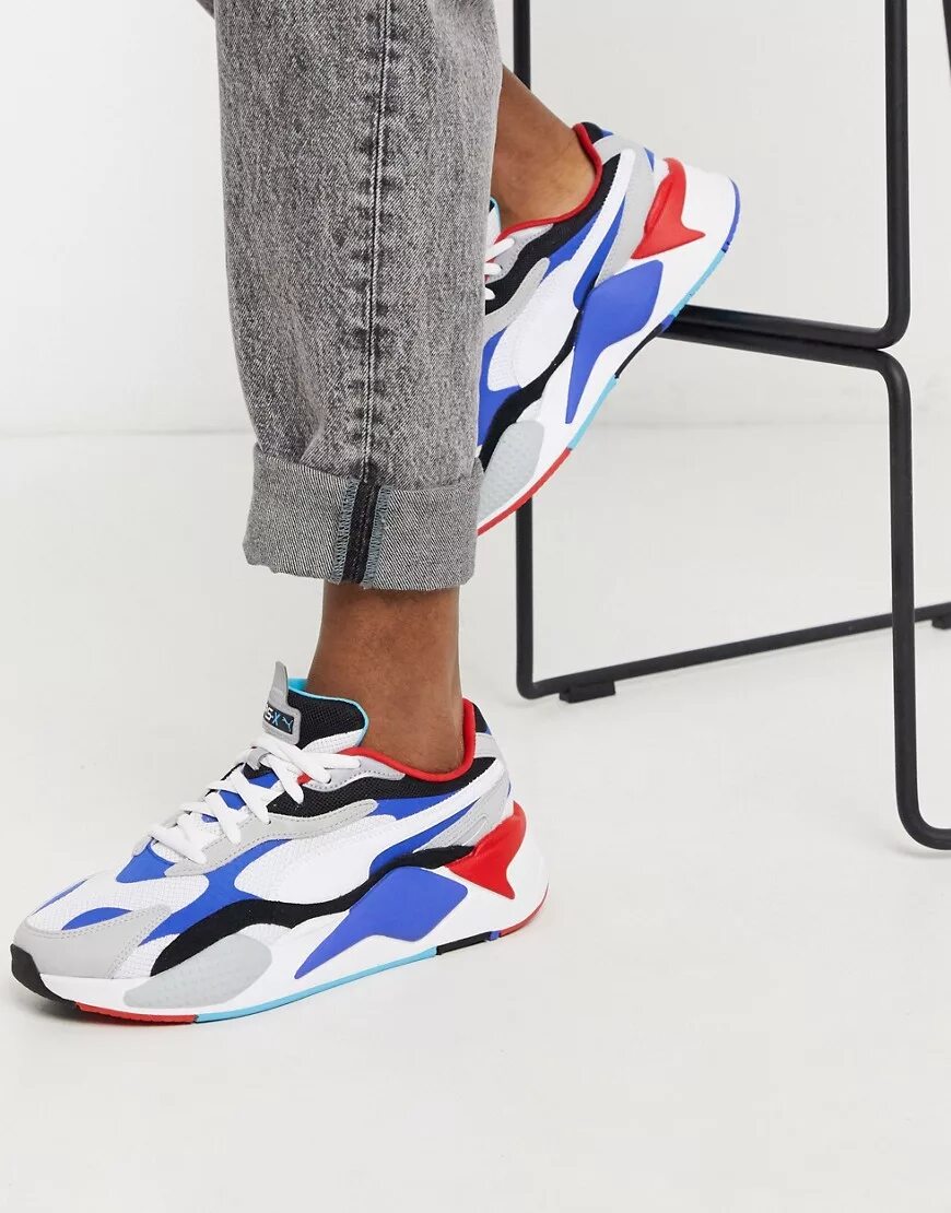 Мужские кроссовки Puma RS-x3 Puzzle. Puma RS-X (RS-x3). Puma RS X 3 голубые. Puma RS-x3 Puzzle голубые. Кроссовки мужские puma rs