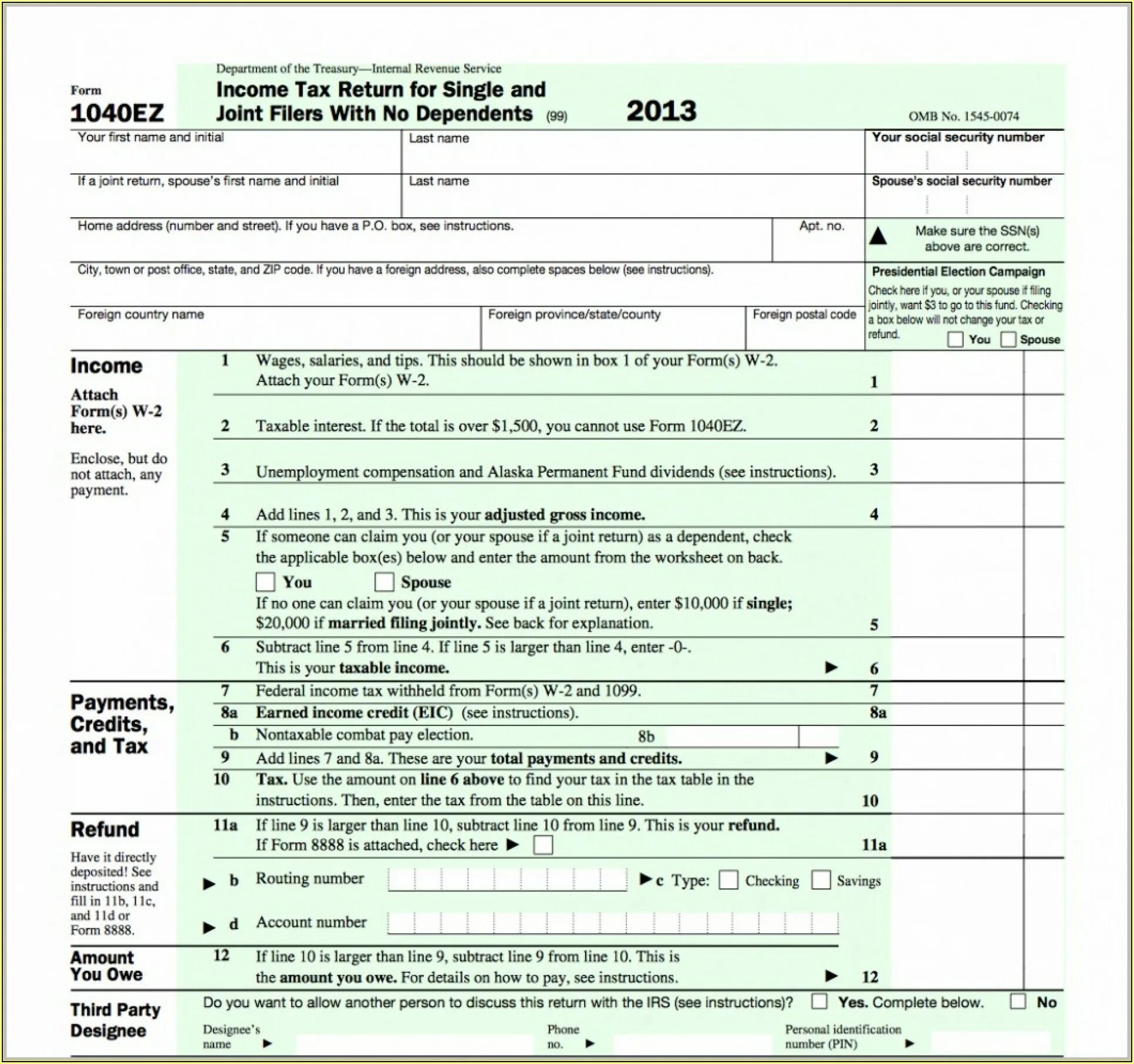 Amount of Income Tax form 1040. The Federal Income Tax form 1040. Form 1040 USA examples. Instruction form 1040.