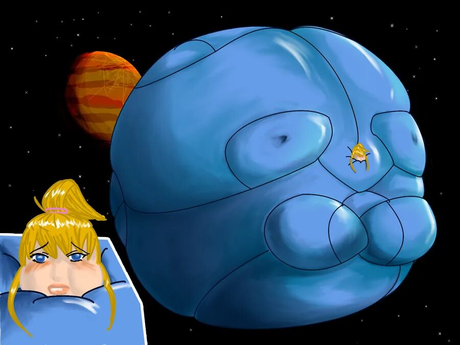 Samus and unknown planet