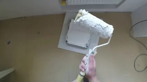 Красим стены валиком видео