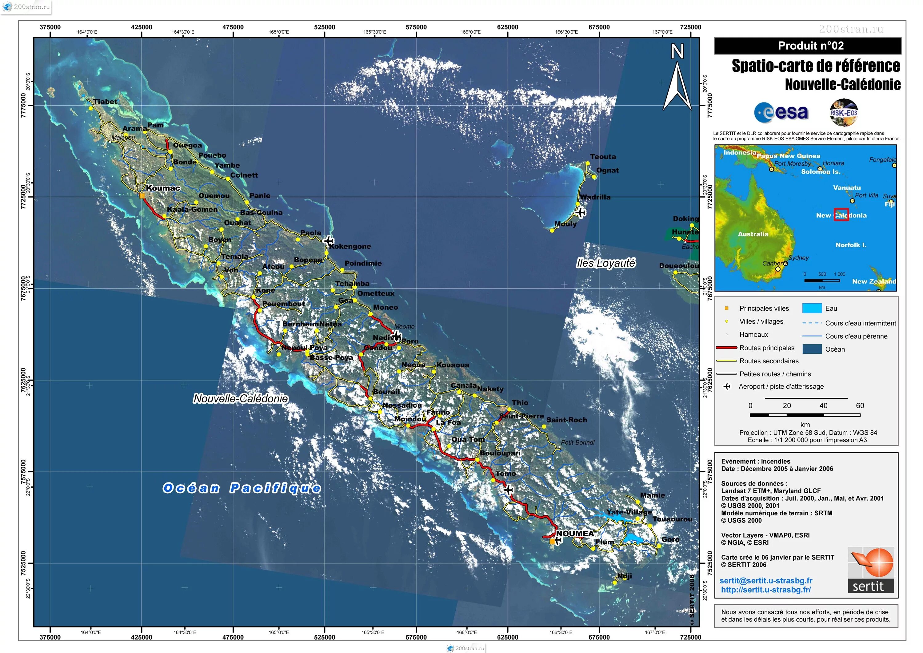 Nouvelle Caledonie на карте. Остров новая Каледония на карте.