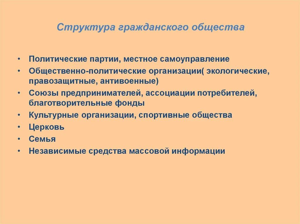 Структура гражданского общества. Структура гражданского общества общественно политические. Политические партии это гражданское общество. Структура гражданского общества политические партии. Партии являются институтом гражданского общества