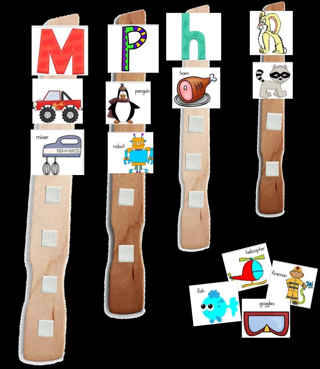 Слово стик. Phonics on the Sticks. Stick Word. Funny Word Stickers. Kaboom game with Sticks and Words.