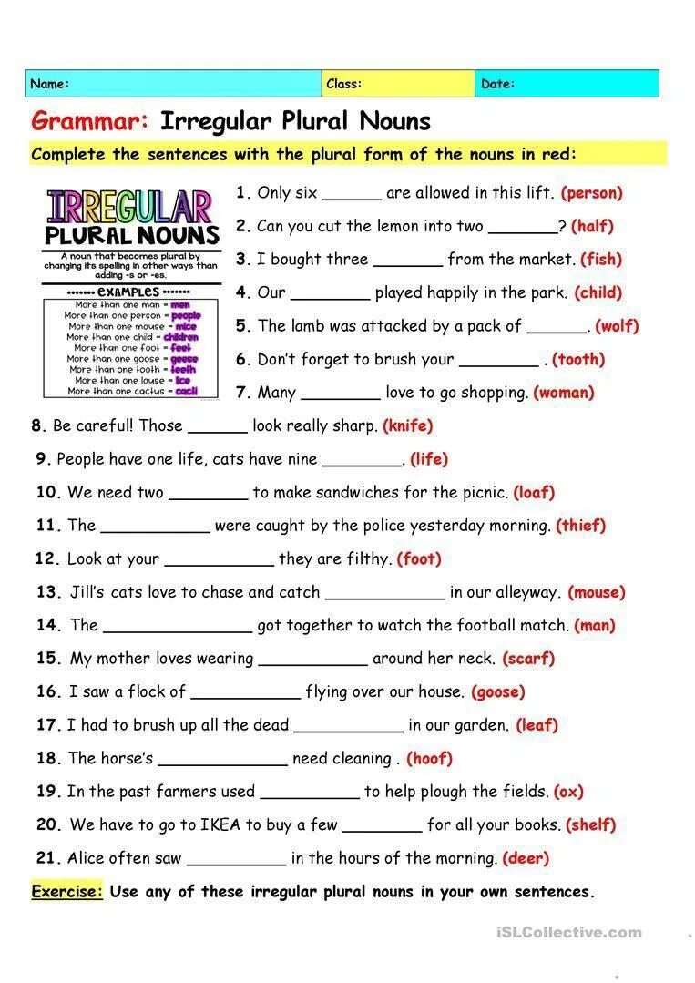 Грамматика Worksheets plurals. Plural Nouns Worksheets исключения. Worksheets грамматика. Английский plurals Worksheet. Players were allowed to