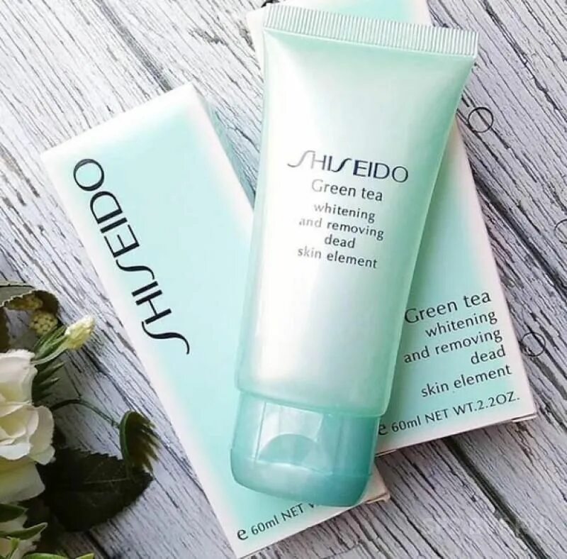 Пилинг скатка Shiseido Green. Скатка Shiseido Green Tea. Пилинг-скатка для лица Shiseido Green Tea, 60 мл. Скраб скатка Shiseido.