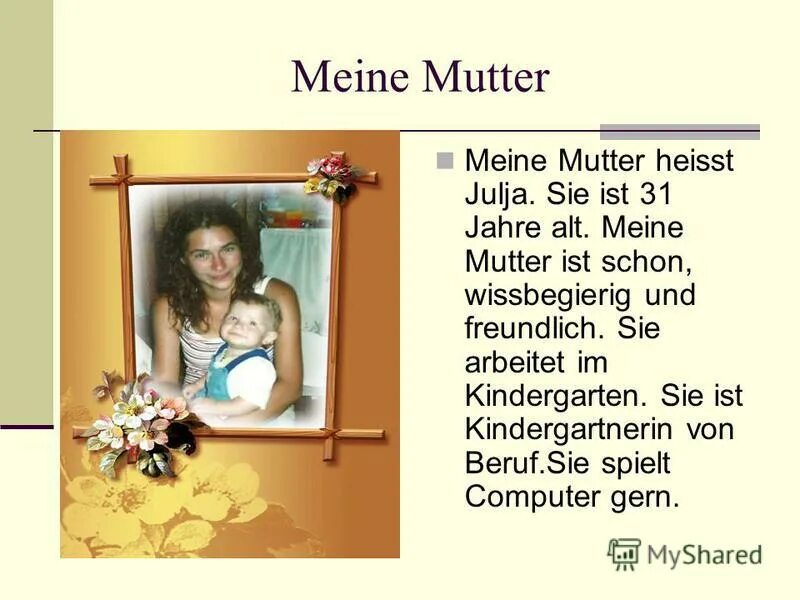 Meine mutter ist