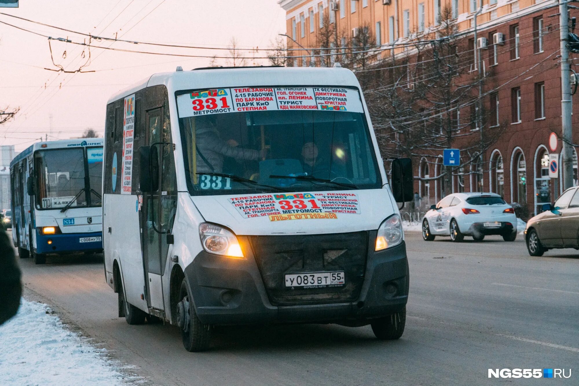 НГС Омск. Маршрут 2. Маршрут 55. Департамент транспорта Омск. Русская 7 автобус