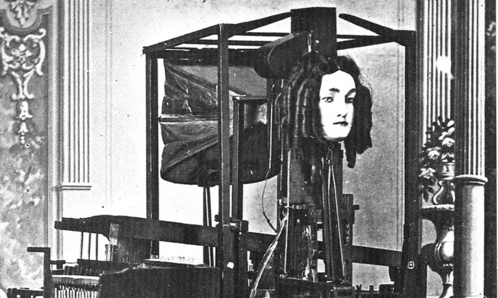 Скинувший голос. Говорящая машина Фабера. Автоматон-говорящая голова. Изобретения викторианской эпохи.