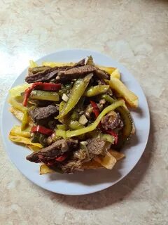 Мясо по тайски с болгарским