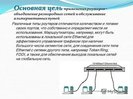 Функции маршрутизатора в сети