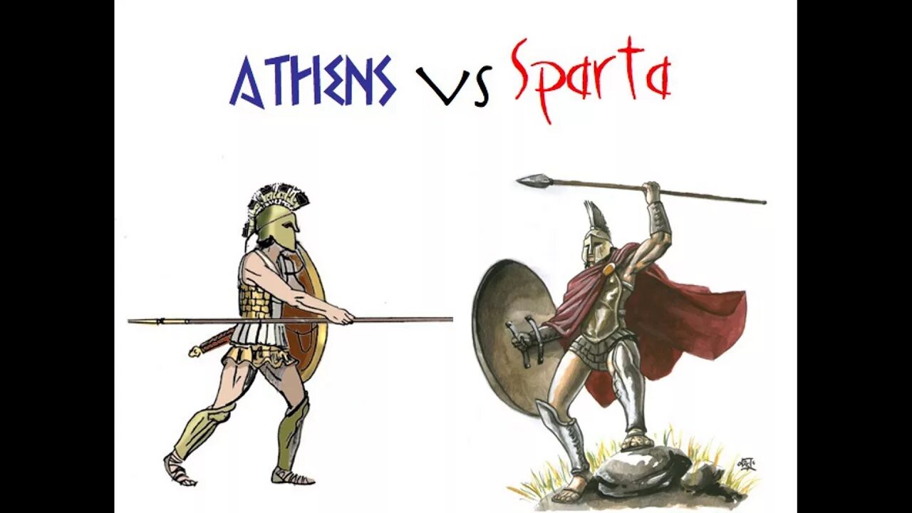 Древняя спарта и афины. Древняя Греция Афины и Спарта. Спарта против Афин.