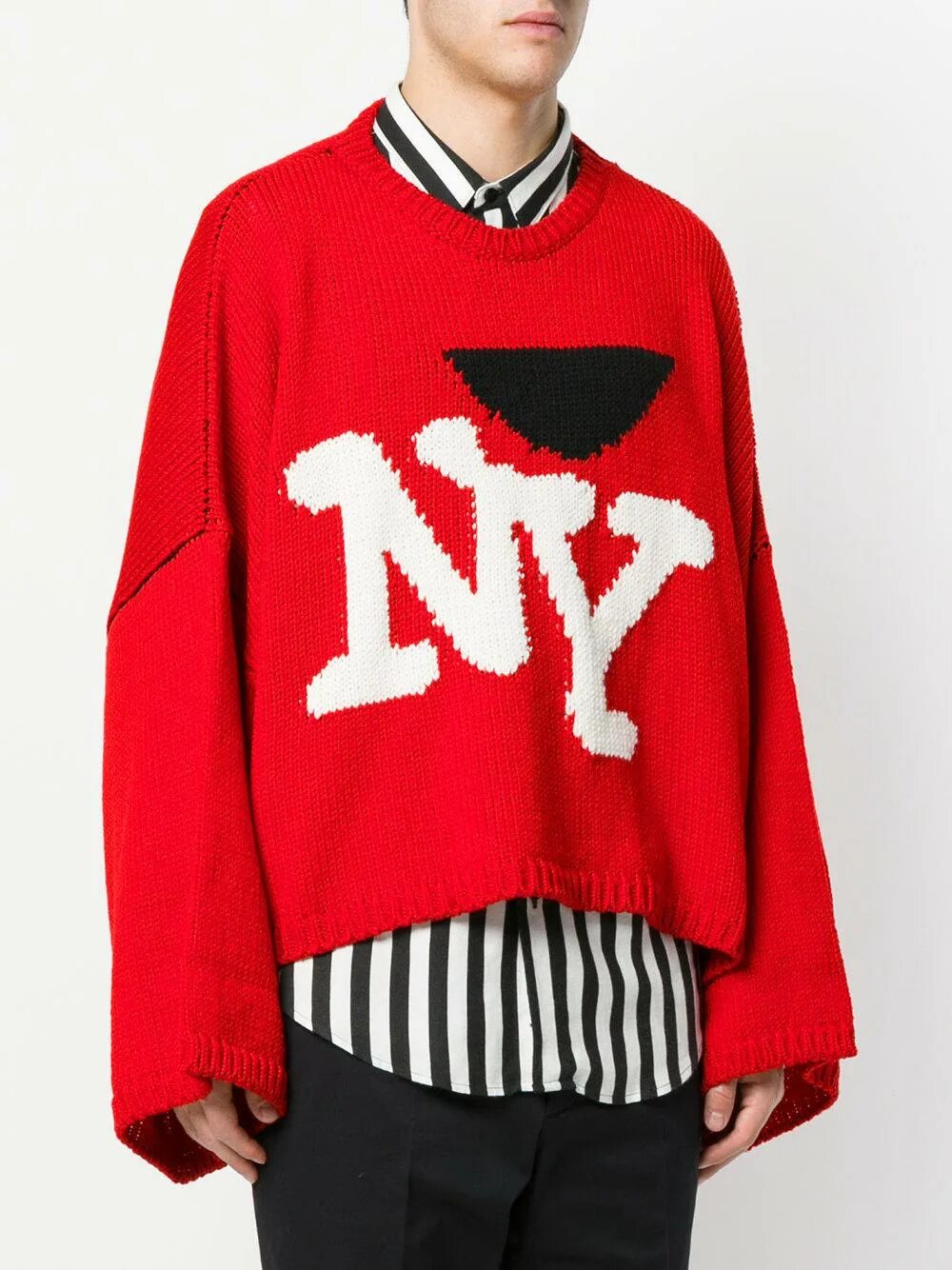 Свитер raf simons. Раф симонс свитер. раф симонс свитер красный. raf simons ny sweater. свитер raf simons i love ny.