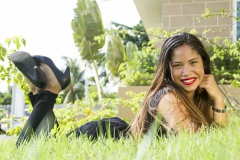 #beautiful #day #lawn #light #lying down #model #natural light #sexy #shoes...