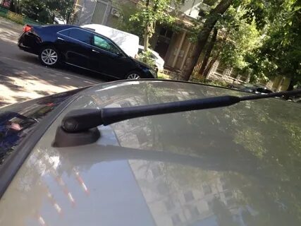 Антенна на крышу рено логан 1
